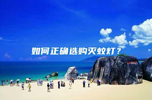 如何正確選購滅蚊燈？