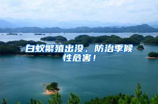 白蟻繁殖出沒(méi)，防治季候性危害！